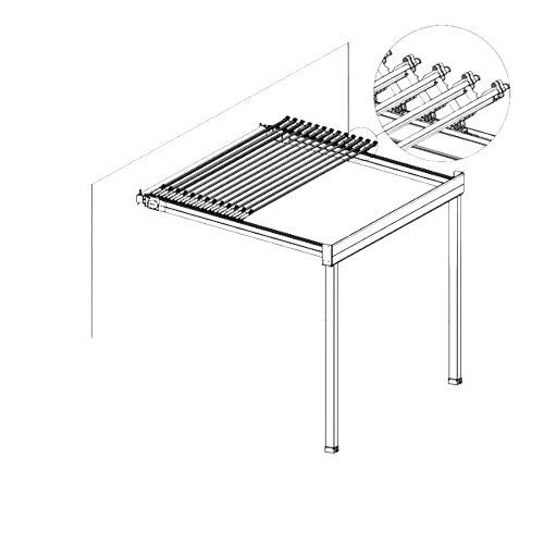 Rolling Roof System – The Luxury Pergola